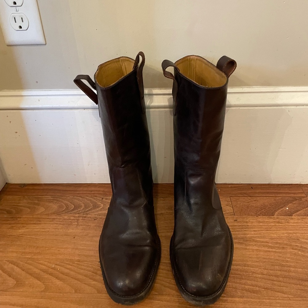 Men’s Billy Reid Dark Brown Leather Boots size 9.5